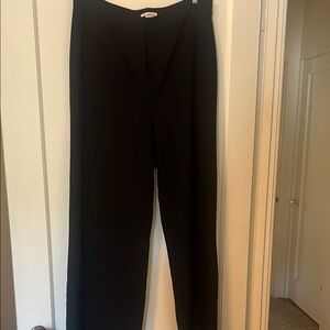 Nanette Black Wide-Leg Trousers